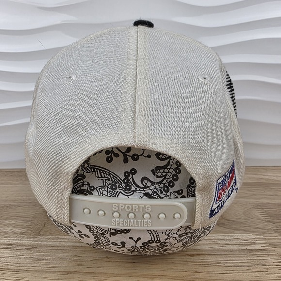 Vintage Sports Specialties Pittsburgh Steelers Laser Shadow Snapback Hat Cap NFL - Picture 4 of 15